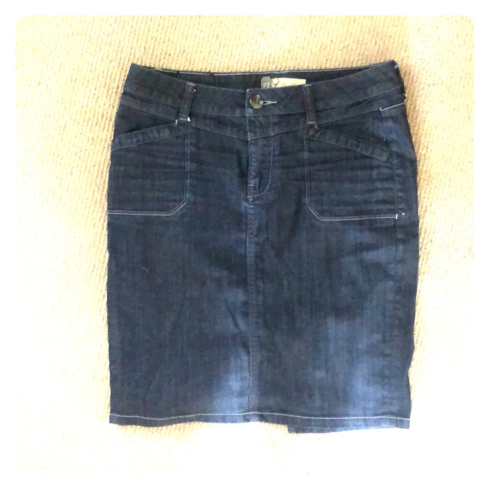 Denim Skirt, Anthropologie